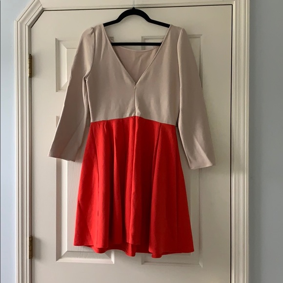 Ark & Co red/cream dress - Picture 2 of 2